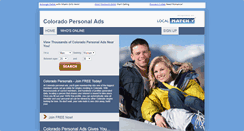 Desktop Screenshot of coloradopersonalads.org